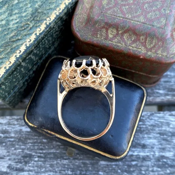 Vintage Smokey Quartz Ring