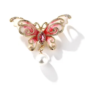 XSB052 - Retro Butterfly Brooch